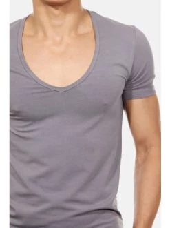 Billig 🛒 Shirts & Longsleeves Doreanse Deep V-Shirt In Grau Günstig Kaufen 💯 -Angebote doreanse Store doreanse deep v shirt in grau 3