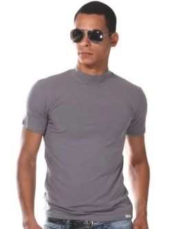 Billig ⌛ Shirts & Longsleeves Doreanse T-Shirt Stehkragen In Grau Günstig Kaufen 🧨 -Angebote doreanse Store doreanse t shirt stehkragen in grau 5