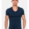 Angebote 😀 Shirts & Longsleeves Doreanse T-Shirt V-Ausschnitt In Navy Günstig Kaufen 👏 -Angebote doreanse Store doreanse t shirt v ausschnitt in navy