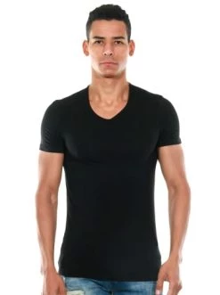 Rabatt ❤️ Shirts & Longsleeves Doreanse T-Shirt V-Ausschnitt In Schwarz Günstig Kaufen ❤️ -Angebote doreanse Store doreanse t shirt v ausschnitt in schwarz 3