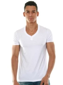 Auslauf 🥰 Shirts & Longsleeves Doreanse T-Shirt V-Ausschnitt In Weiss Günstig Kaufen 😍 -Angebote doreanse Store doreanse t shirt v ausschnitt in weiss 3